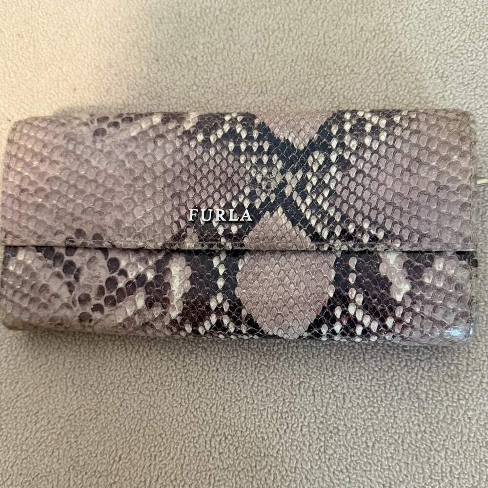 Furla Python Style Leather wallet - image 1
